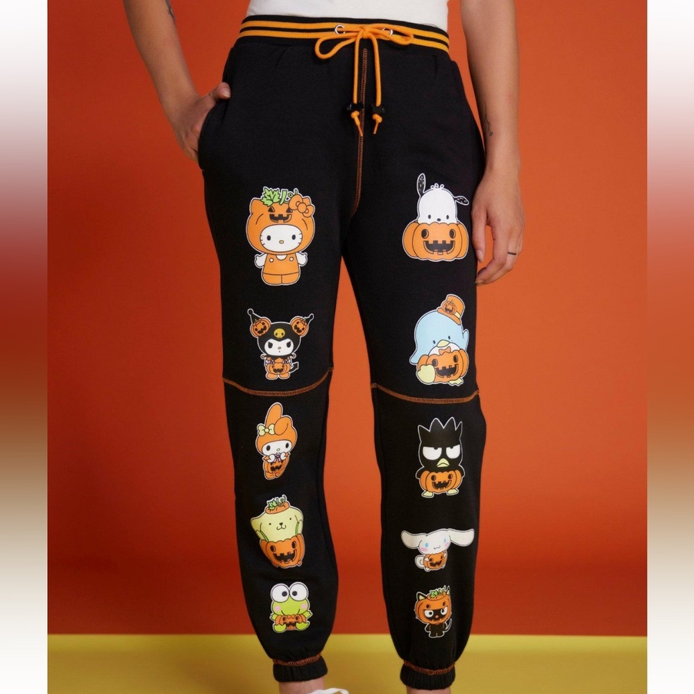 Hello Kitty & Friends Pumpkin Jogger‎ Sweatpants Hot Topic